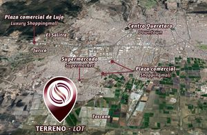 Macrolote comercial de 9,226 m2 sobre avenida, en preventa Querétaro.