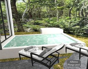 Residencia moderna con alberca privada en campo de golf, pre-construccion, venta