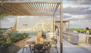 Condominio vista al mar con alberca privada, rooftop con barra de entretenimient