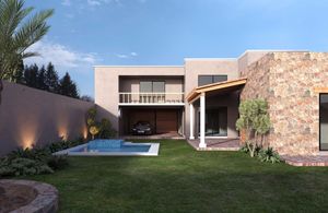 Casa con jardín y alberca, pre-construcción, Atotonilco, San Miguel de Allende.