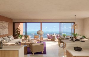 Condominio con Club de playa frente al mar, Alberca, Spa, y business Center, en