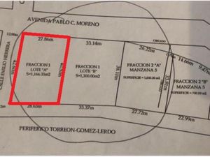 Terreno en Venta en Villa Florida Torreón