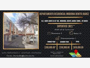 Departamento en Venta en Moderna Benito Juárez