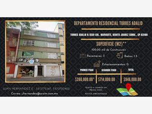 Departamento en Venta en Vertiz Narvarte Benito Juárez