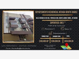 Departamento en Venta en Portales Sur Benito Juárez