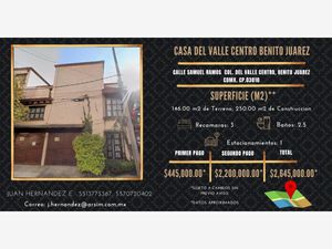 Casa en Venta en Del Valle Centro Benito Juárez