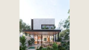 Casa n venta de 3 habitaciones con albero en Conkal Yucatan