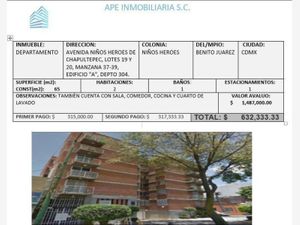 Departamento en Venta en Niños Héroes Benito Juárez