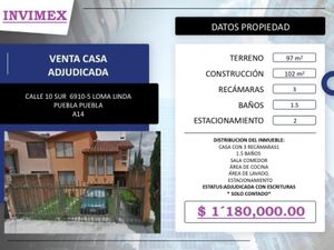 Casa en Venta en Loma Linda Puebla