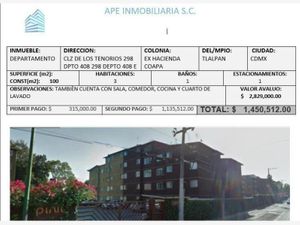 Departamento en Venta en Ex Hacienda Coapa Tlalpan