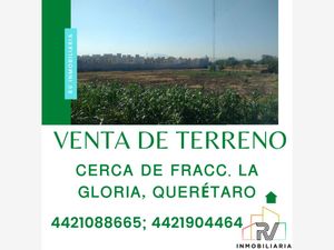 Terreno en Venta en Residencial Parque La Gloria Querétaro