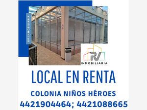 Local en Renta en Niños Heroes Querétaro