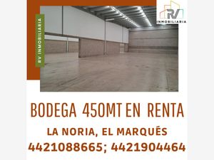 Bodega en Renta en Parque industrial la Noria El Marqués