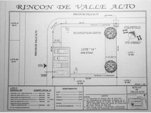 Terreno en Venta en RINCÓN DE VALLE ALTO Monterrey