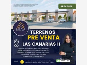 Terreno en Venta en Quintas del Palmar Torreón