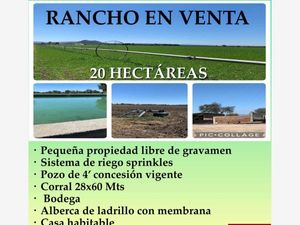 Finca/Rancho en Venta en San Miguel del Guaricho Romita