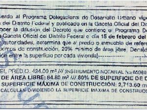 Terreno en Venta en Nonoalco Tlatelolco Cuauhtémoc