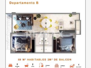 Departamento en Venta en Centro (Área 1) Cuauhtémoc