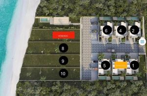 Lote  Residencial Nah Ha Villas II con acceso a Playa