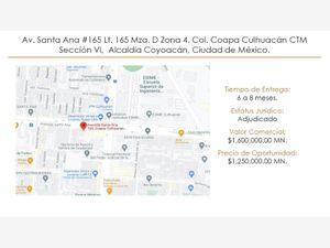 Departamento en Venta en Culhuacán CTM Sección IX-A Coyoacán