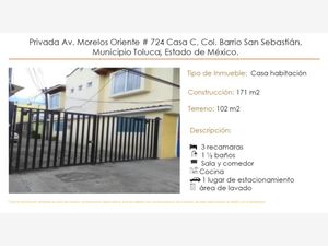 Casa en Venta en San Sebastián Toluca