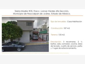 Casa en Venta en Lomas Verdes 4a Sección Naucalpan de Juárez