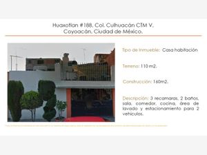 Casa en Venta en Culhuacán CTM Sección V Coyoacán