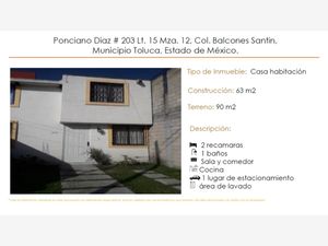 Casa en Venta en Balcones Santín Toluca