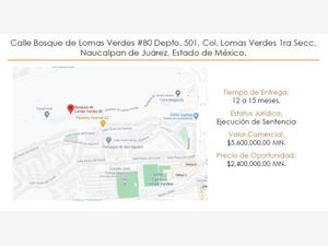 Departamento en Venta en Lomas Verdes 1a Sección Naucalpan de Juárez