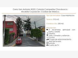 Casa en Venta en Campestre Churubusco Coyoacán