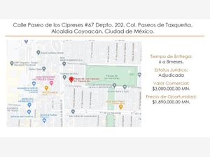 Departamento en Venta en Paseos de Taxqueña Coyoacán