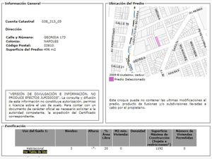 Terreno en Venta en Napoles Benito Juárez