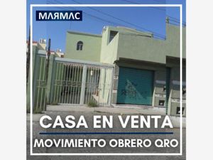 Casa en Venta en Movimiento Obrero Querétaro