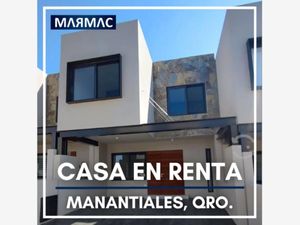 Casa en Renta en El Manantial Corregidora