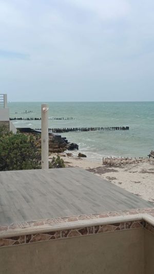 Terreno a pie de playa en Chelem Progreso, Yucatán