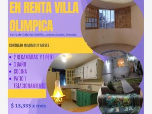 Casa en Renta en Villa Olimpica Saltillo