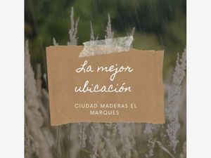 Terreno en Venta en Ciudad Maderas El Marqués