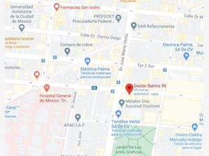 Departamento en Venta en Doctores Cuauhtémoc