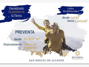 Terreno en Venta en La Cieneguita San Miguel de Allende