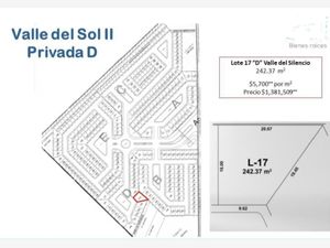 Terreno en Venta en Valle del Sol Pachuca de Soto