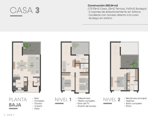 TOWN HOUSES JARDINES DEL BOSQUE-PREVENTA, casa 3