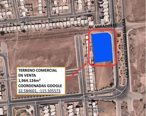 Venta de Terreno de 1,964.12m, Calz Heroico Colegio Militar