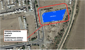 3,600 m2 de Terreno en Venta