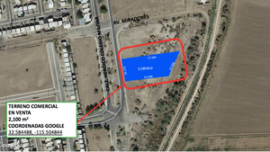 En venta Terreno Comercial de 2,100 m, zona Residencial