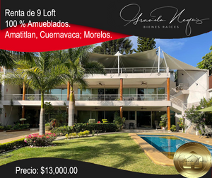 Renta de 9 Lofts, ubicados en la Col.  Amatitlan, Cuernavaca; Morelos. Cod. 78