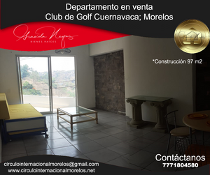 Departamento en venta en plutarco elias calles, Club de Golf, Cuernavaca,  Morelos.