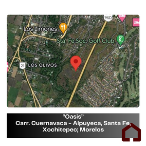 10 terrenos comerciales o habitacionales en Santa Fe, Xochitepec; Mor. Cod. 205