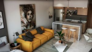 Estudio Penthouse amueblado en pre venta en Playa del Carmen, 5ta avenida