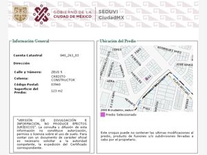 Casa en Venta en Credito Constructor Benito Juárez