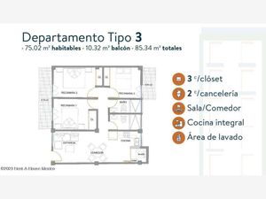 Departamento en Venta en Narvarte Poniente Benito Juárez